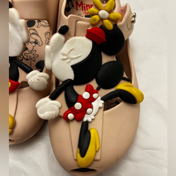 Mini Melissa Mickey and Minnie Mouse Shoes sz 10 - Picture 6 of 8